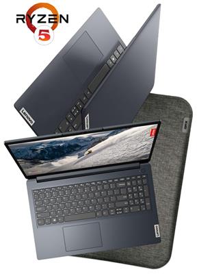NOTEBOOK LENOVO 15.6 FHD IP SLIM 1 RYZEN 5 7520U 8GB DDR5 256GB US + FUNDA